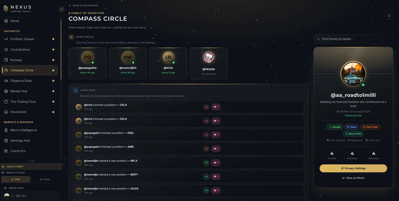 NEXUS Compass Circle